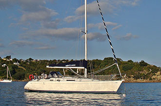 Dufour 35 anchored