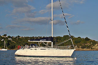 Dufour 35 anchored